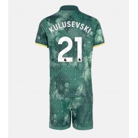 Maglia Calcio Tottenham Hotspur Dejan Kulusevski #21 Terza Divisa Bambino 2024-25 Manica Corta (+ pantaloncini)